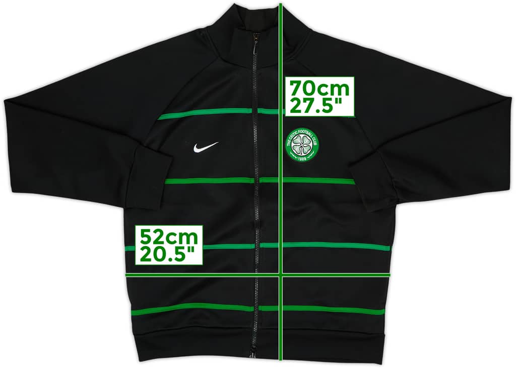 2006-07 Celtic Nike Track Jacket - 8/10 - (M)
