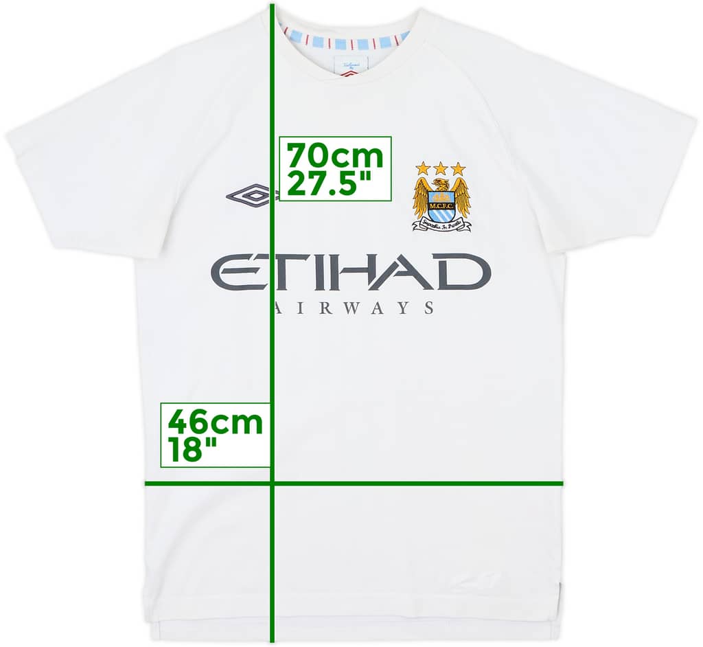 2010-11 Manchester City Umbro Training Shirt - 8/10 - (S)