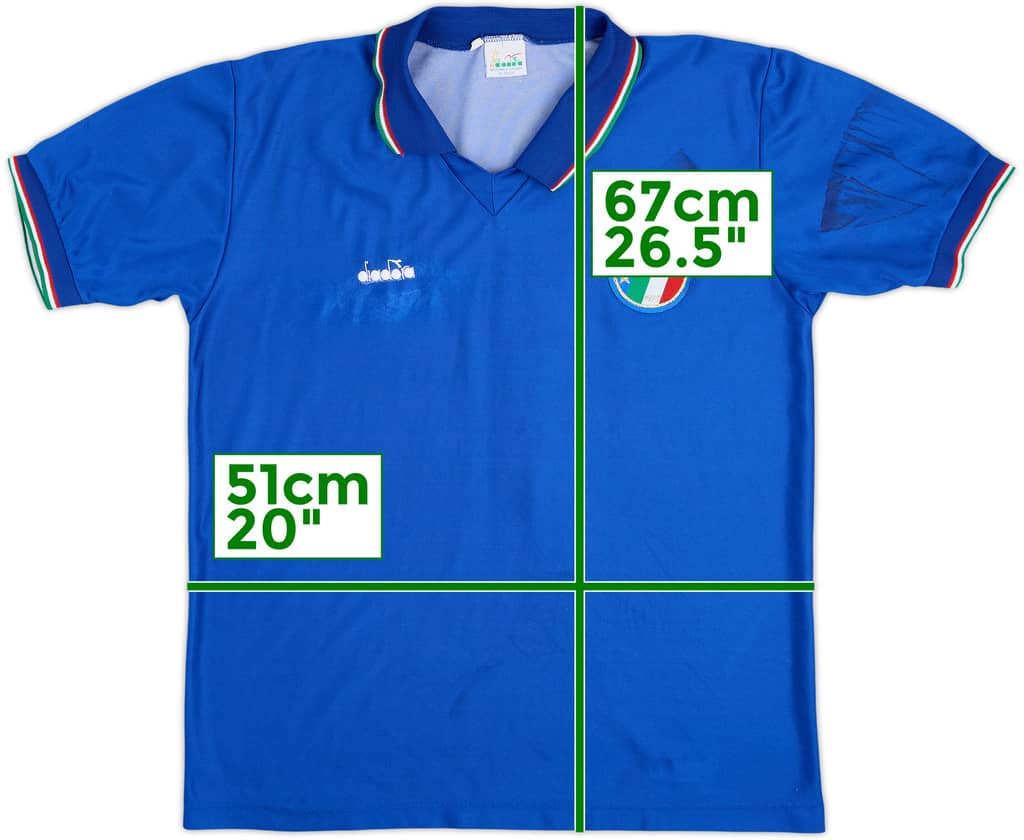 1986-91 Italy Home Shirt - 5/10 - (L)