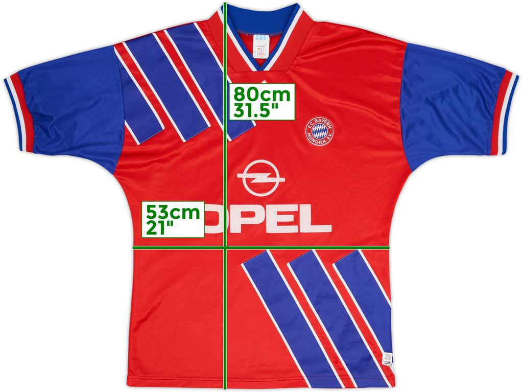 1993-95 Bayern Munich Home Shirt - 8/10 - (L)