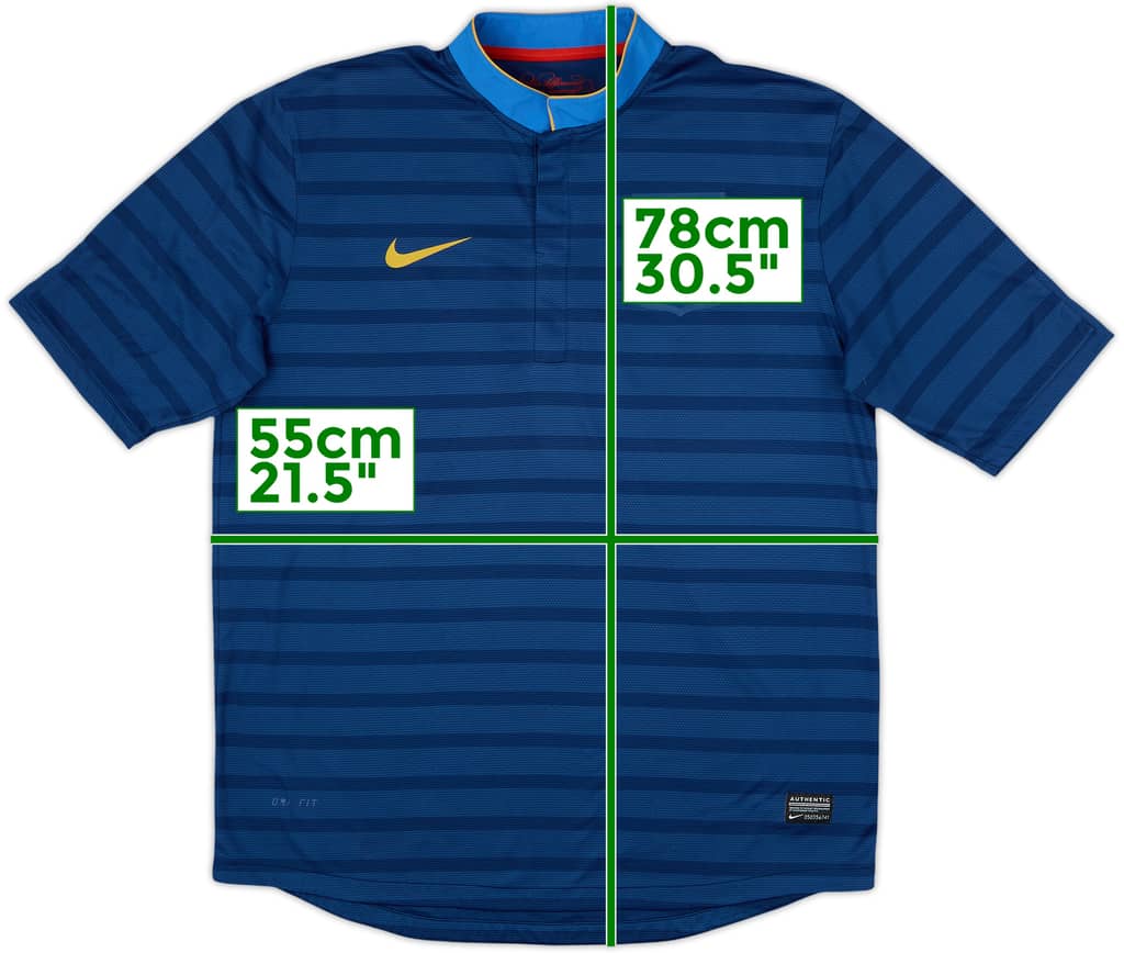 2012-13 France Player Issue Home Shirt - 8/10 - (L)