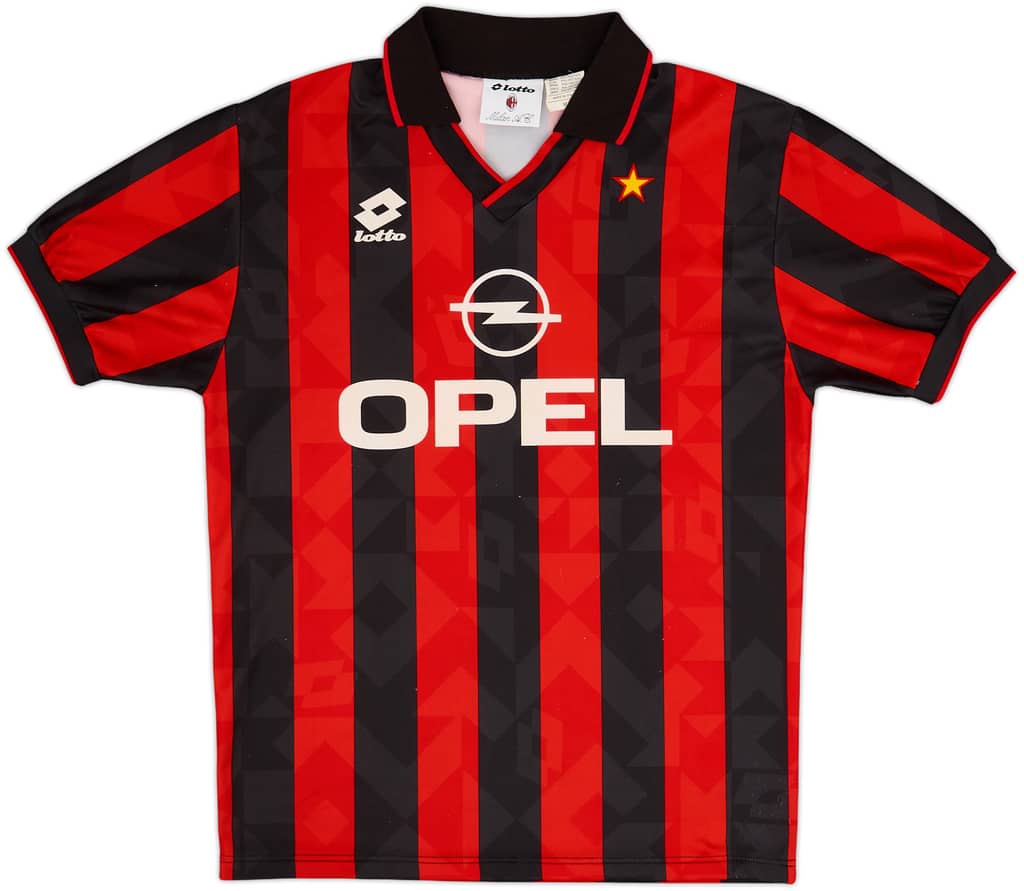 1994-95 AC Milan Home Shirt - 8/10 - (M)