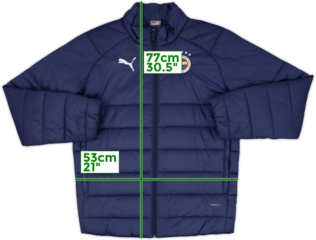 2023-24 Fenerbahce Puma Padded Bench Coat - 8/10 - (S)