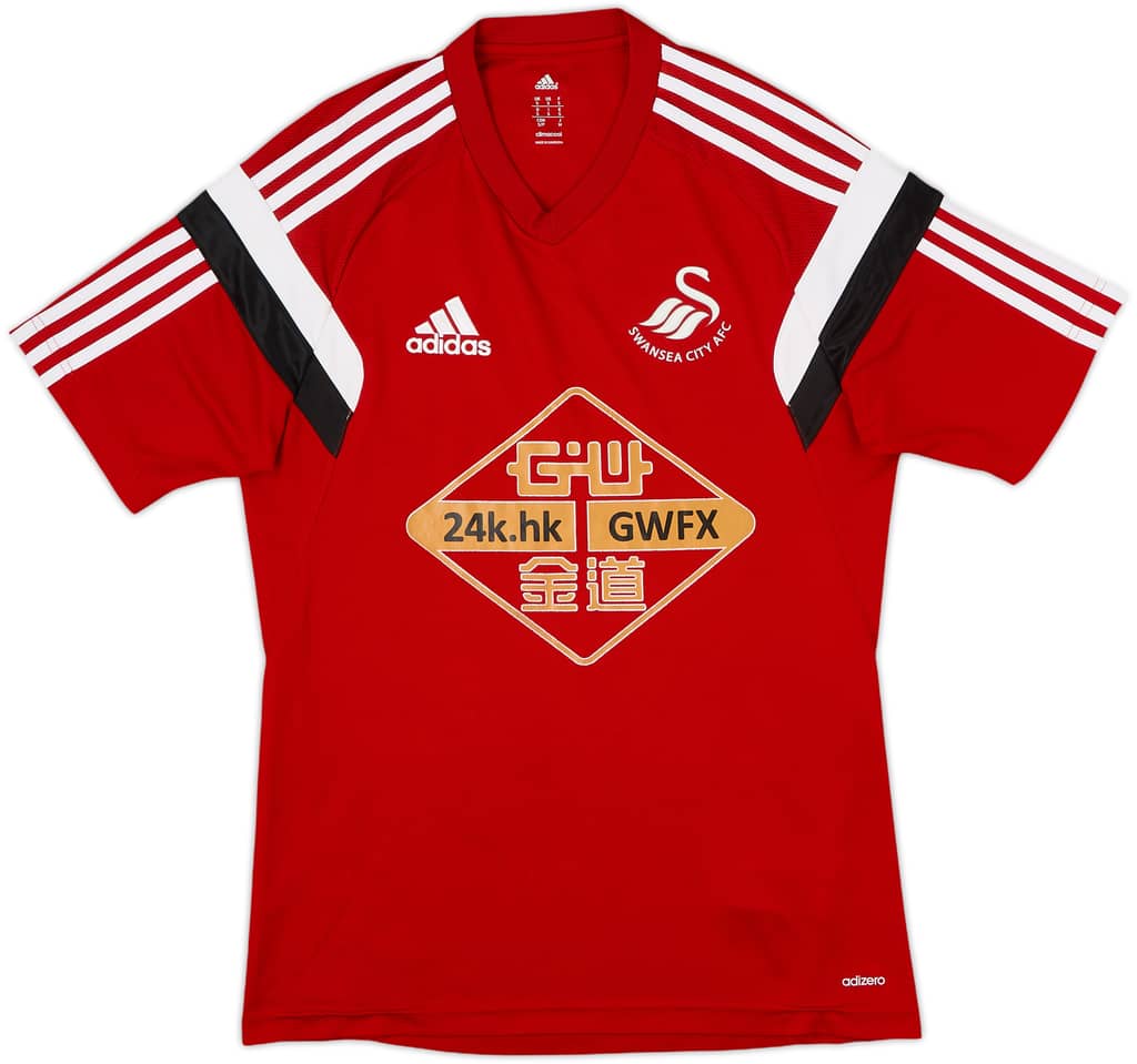 2014-15 Swansea adizero Training Shirt - 7/10 - (S)