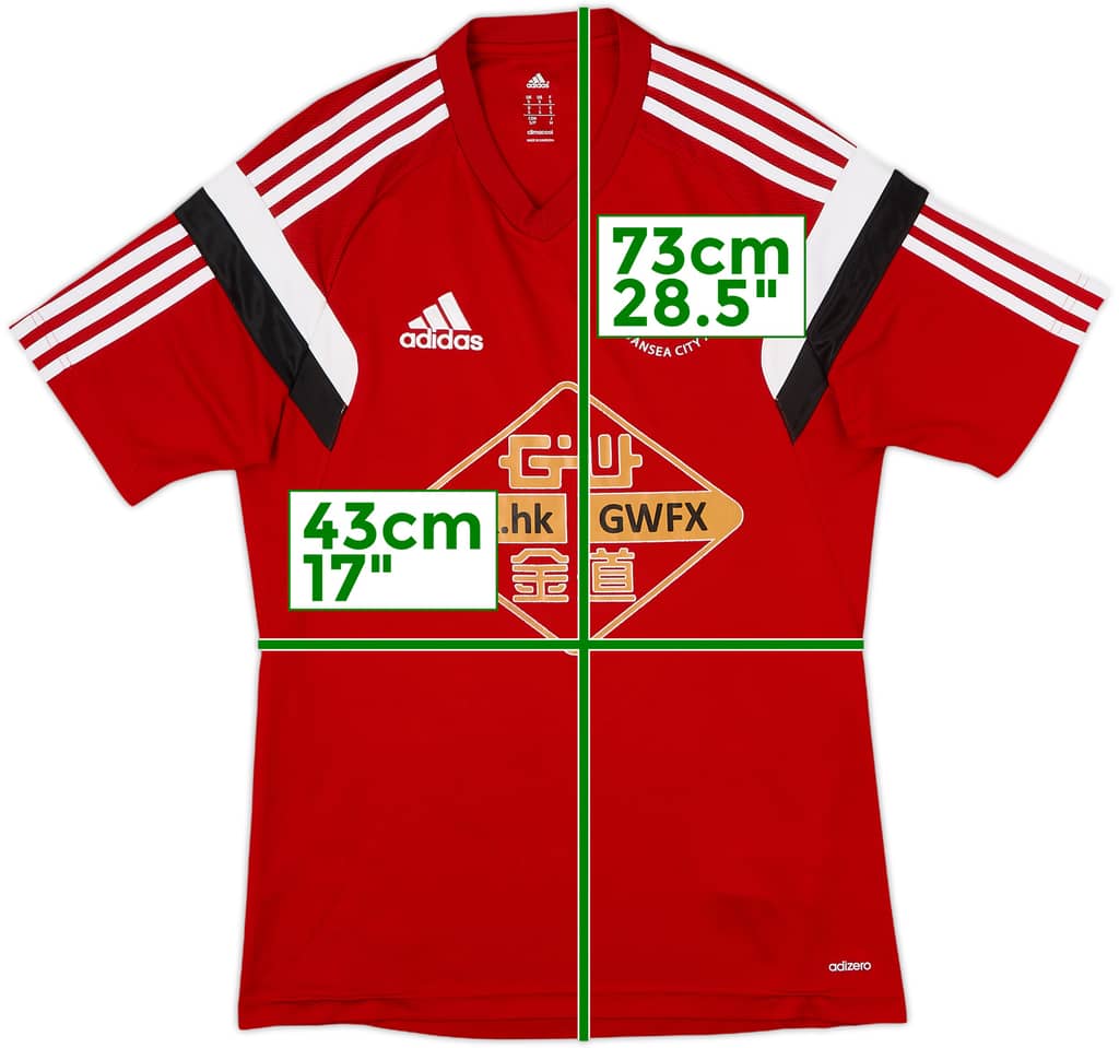 2014-15 Swansea adizero Training Shirt - 7/10 - (S)