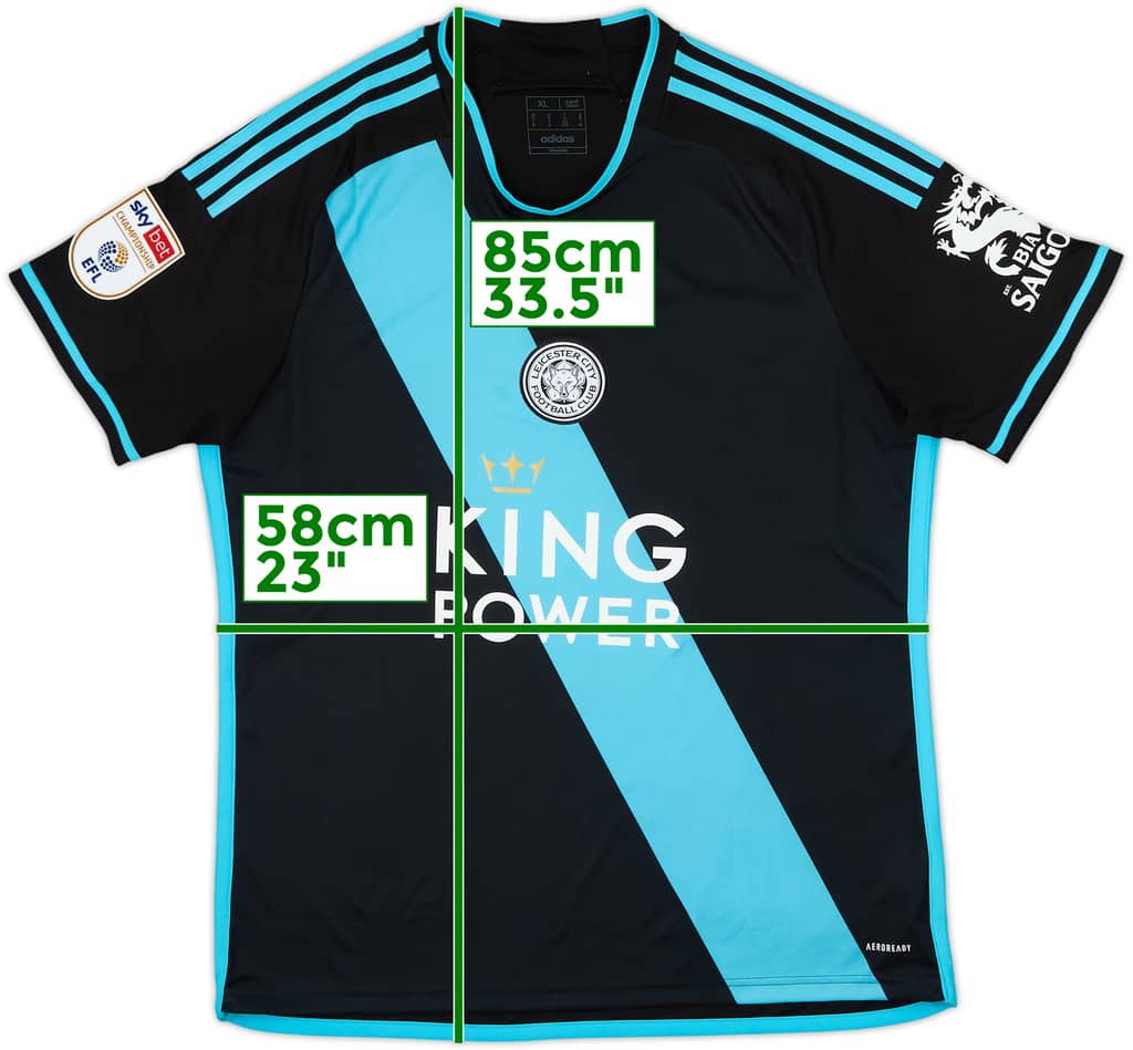 2023-24 Leicester Away Shirt - 9/10 - (XL)