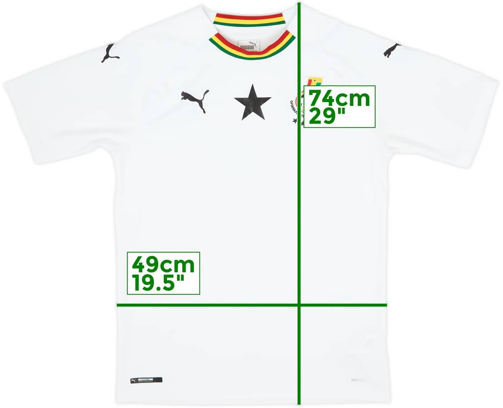 2019 Ghana Home Shirt - 9/10 - (M)
