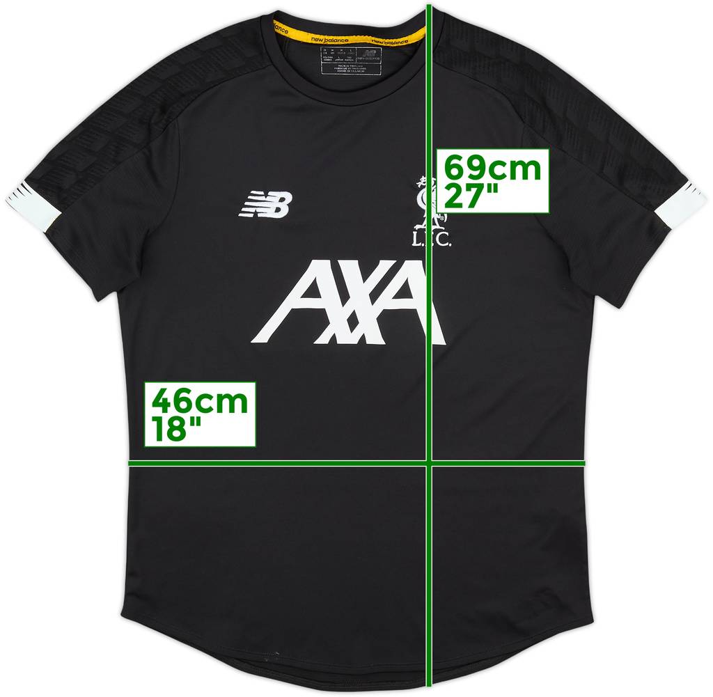 2019-20 Liverpool New Balance Training Shirt - 8/10 - (M)