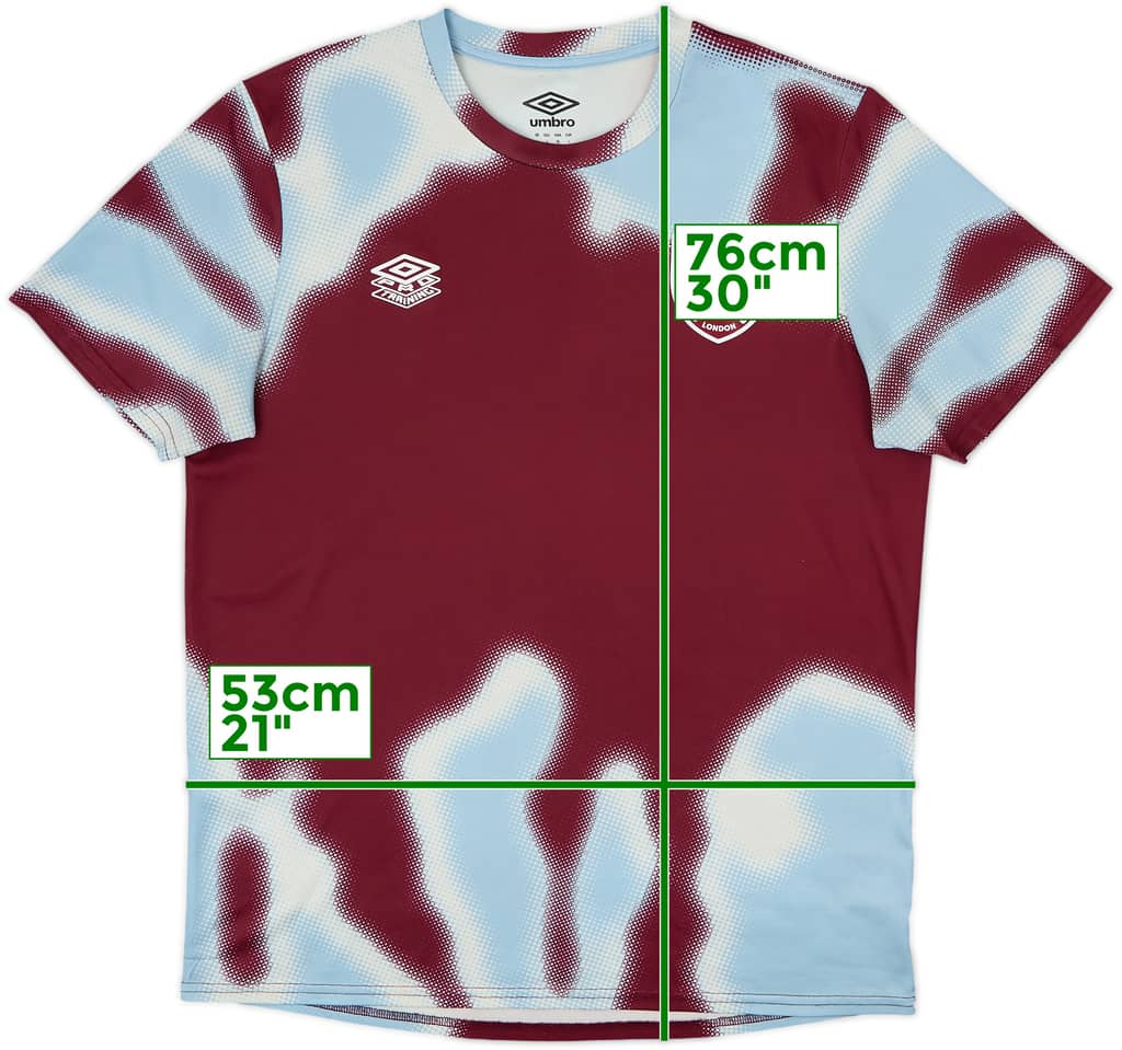 2024-25 West Ham Umbro Training Shirt - 8/10 - (L)