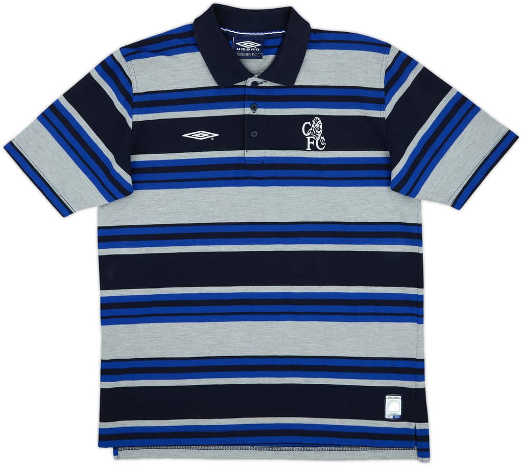 2000-01 Chelsea Umbro Polo Shirt - 9/10 - (L)