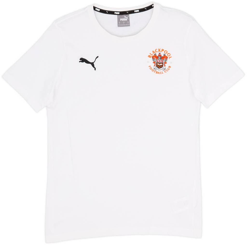 2020-21 Blackpool Puma Cotton Tee - 9/10 - (S)