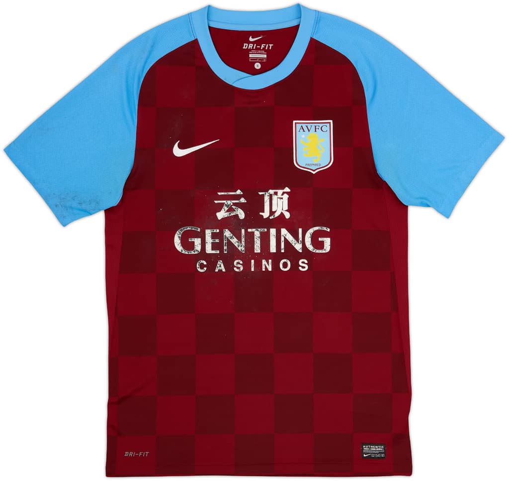 2011-12 Aston Villa Home Shirt - 4/10 - (S)