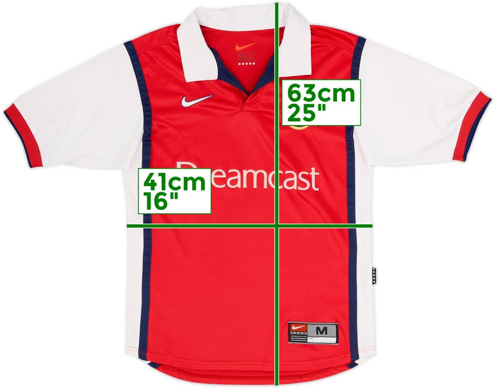 1999-00 Arsenal Home Shirt - 8/10 - (M.Boys)