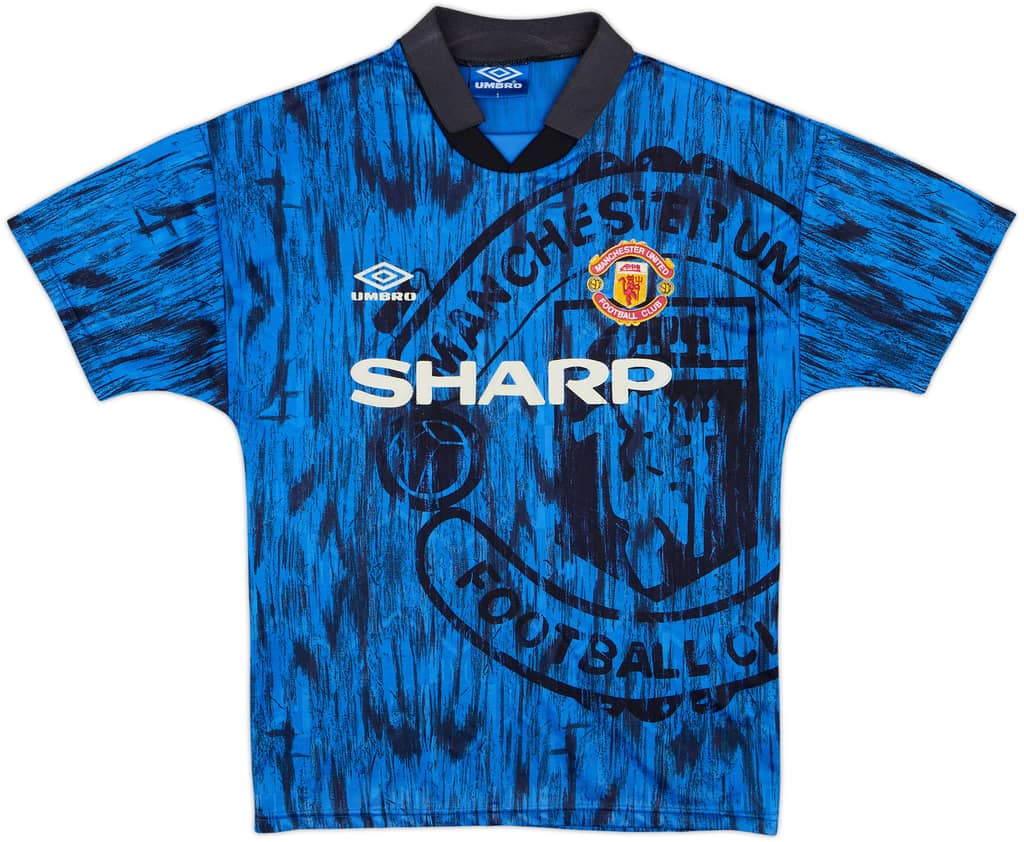 1992-93 Manchester United Away Shirt - 7/10 - (S)