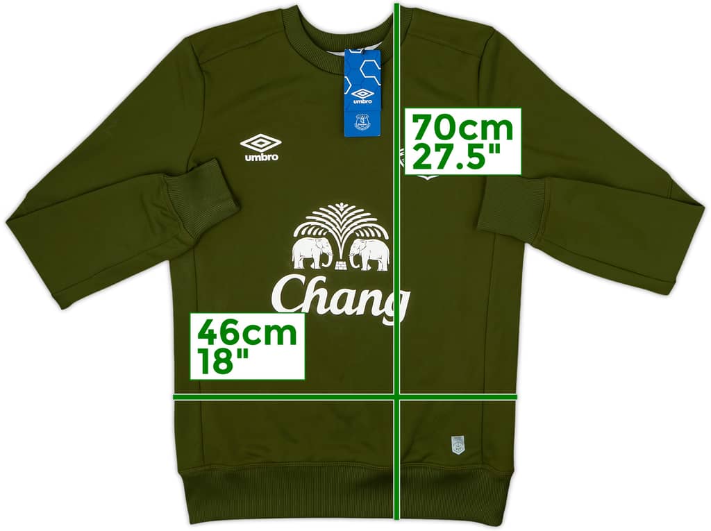 2019-20 Everton Umbro Sudadera (S)