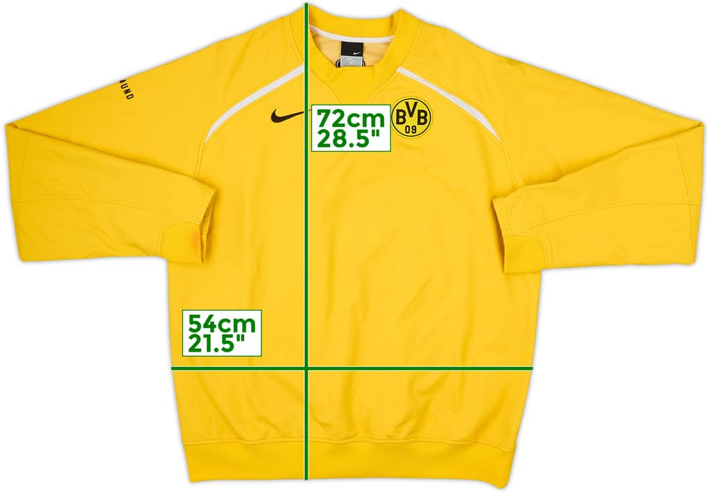 2006-07 Borussia Dortmund Nike Sweat Top - 8/10 - (L)