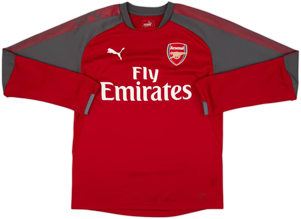 2017-18 Arsenal Puma Drill Top - 8/10 - (S)