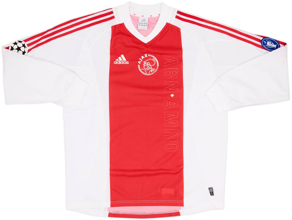 2002-04 Ajax Home L/S Shirt - 4/10 - (L)
