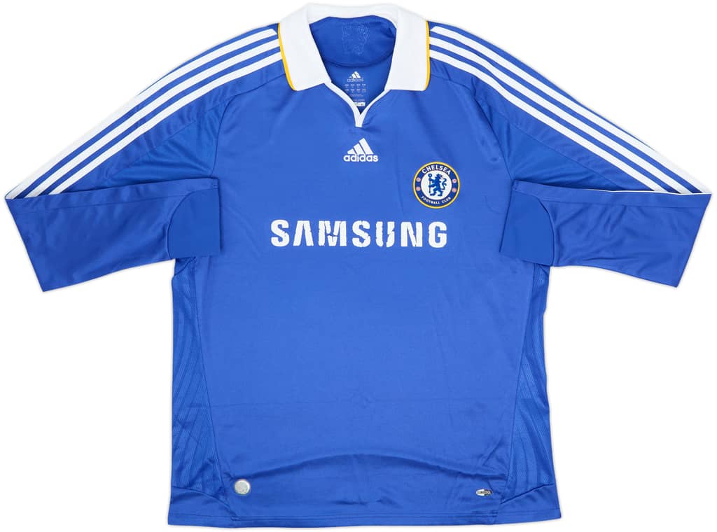 Camiseta de local de manga larga del Chelsea 2008-09 - 5/10 - (XL)