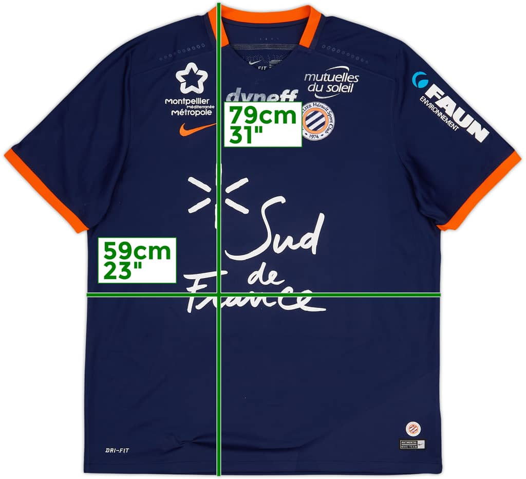 2016-17 Montpellier Home Shirt - 5/10 - (XL)