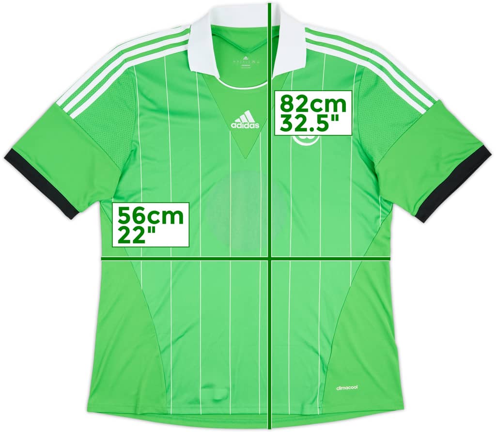 2013-14 Wolfsburg Away Shirt - 4/10 - (XL)