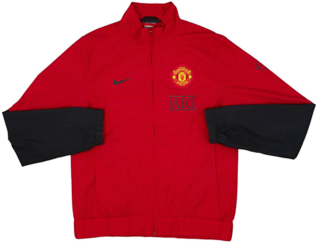 2009-10 Manchester United Nike Track Jacket - 9/10 - (M)