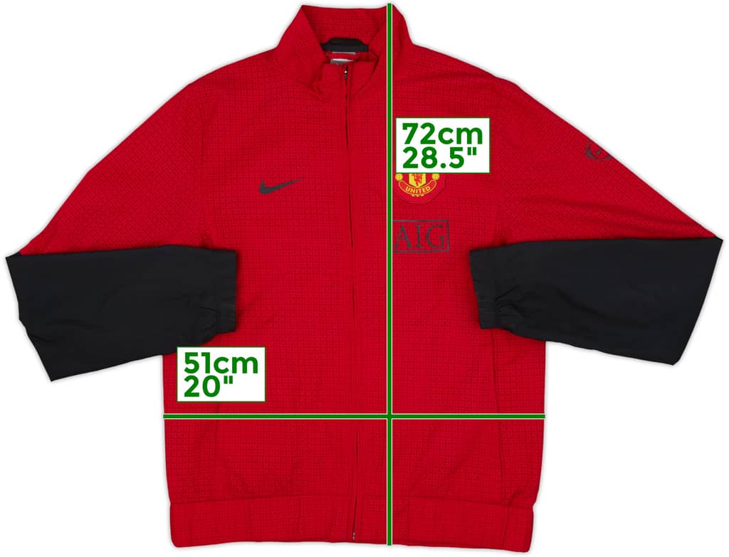 2009-10 Manchester United Nike Track Jacket - 9/10 - (M)