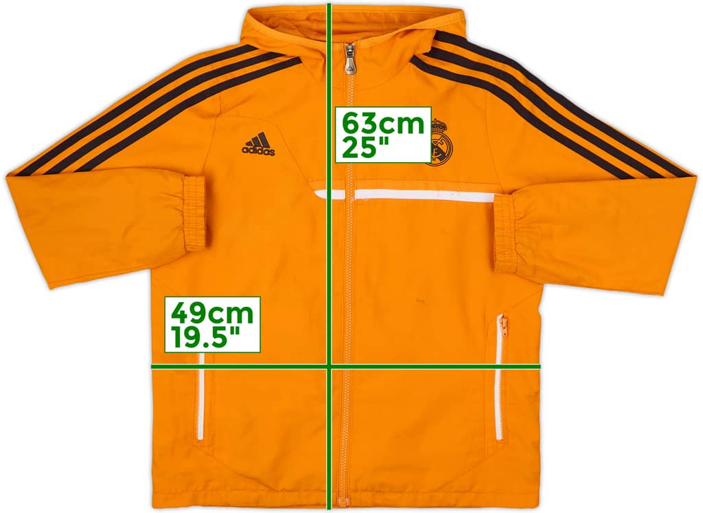 2013-14 Real Madrid adidas Hooded Track Jacket - 6/10 - (M.Boys)