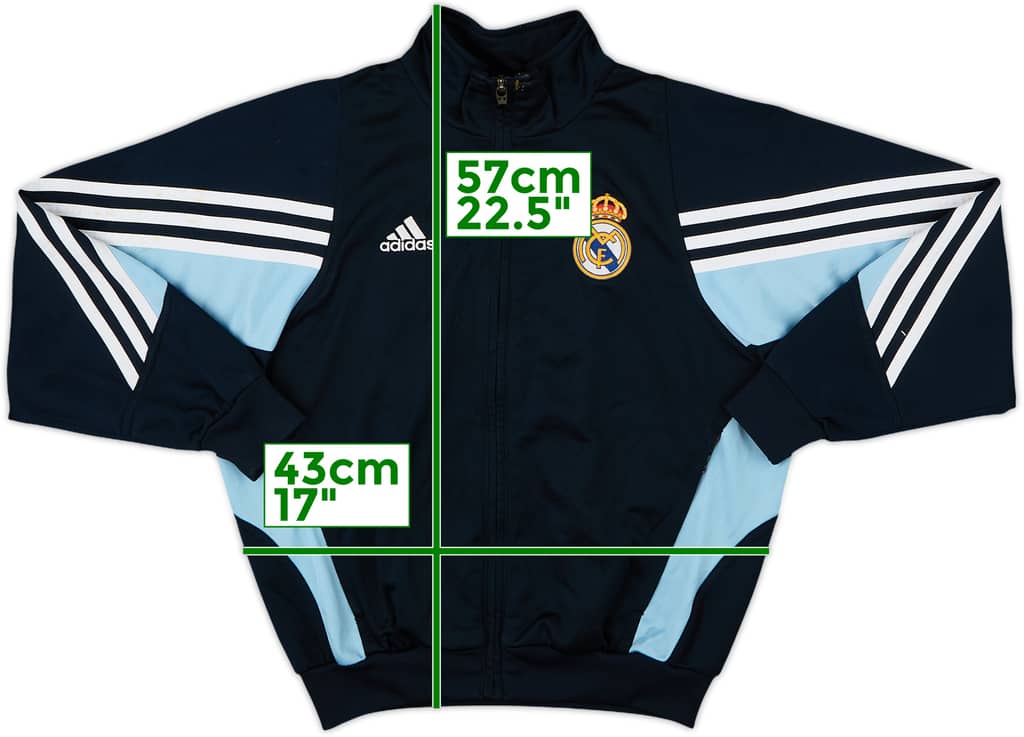 2003-04 Real Madrid adidas Track Jacket - 6/10 - (S.Boys)