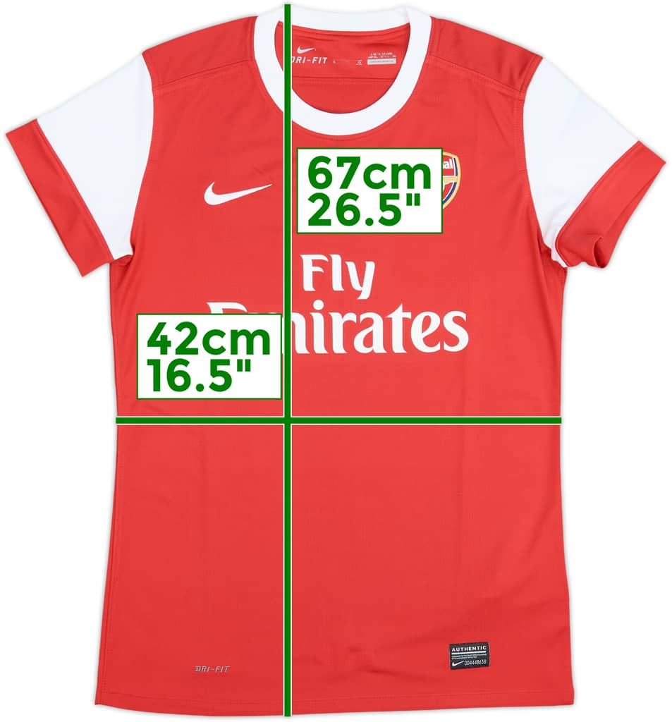 2010-11 Arsenal Home Shirt - 5/10 - (Women's S)