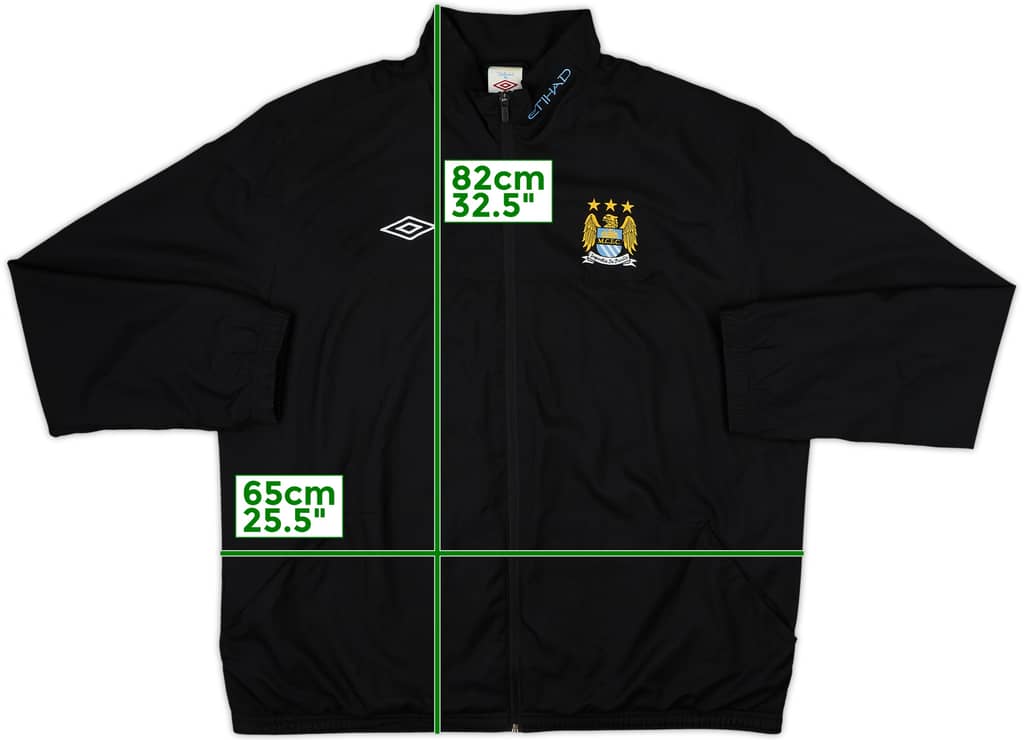 2010-11 Manchester City Umbro Track Jacket - 6/10 - (XXL)