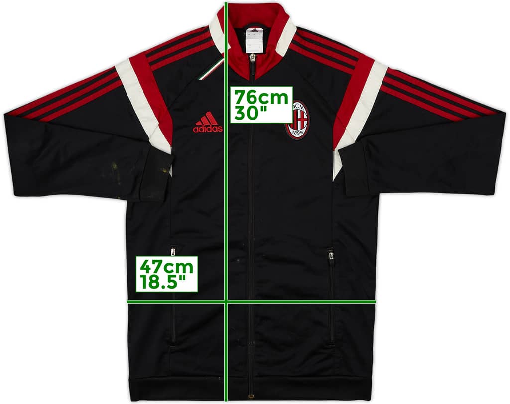 2014-15 AC Milan adidas Track Jacket - 5/10 - (S)