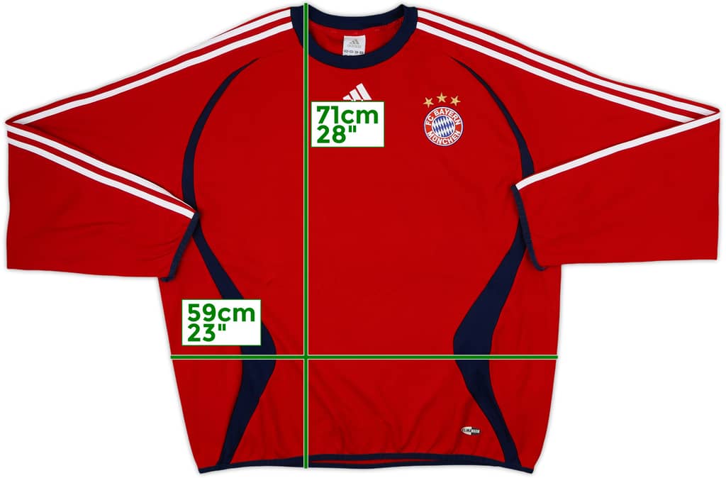 2006-07 Bayern Munich adidas Sweat Top - 8/10 - (L/XL)