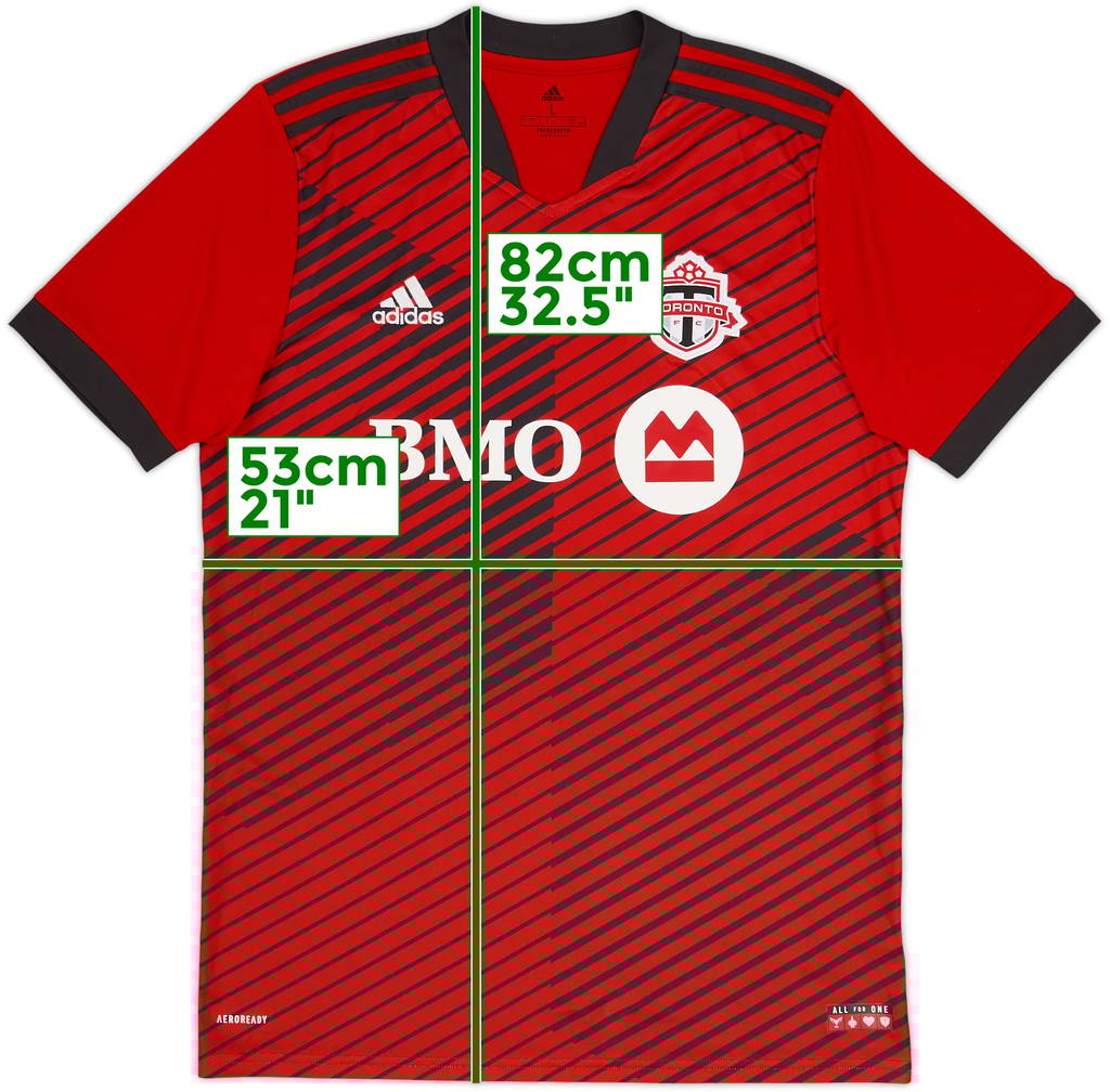 2021-22 Toronto FC Home Shirt - 8/10 - (L)