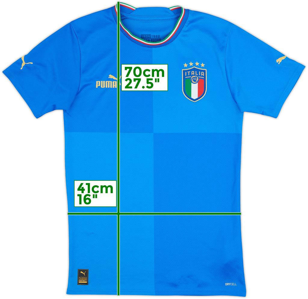 2022-23 Italy Home Shirt - 9/10 - (XS)