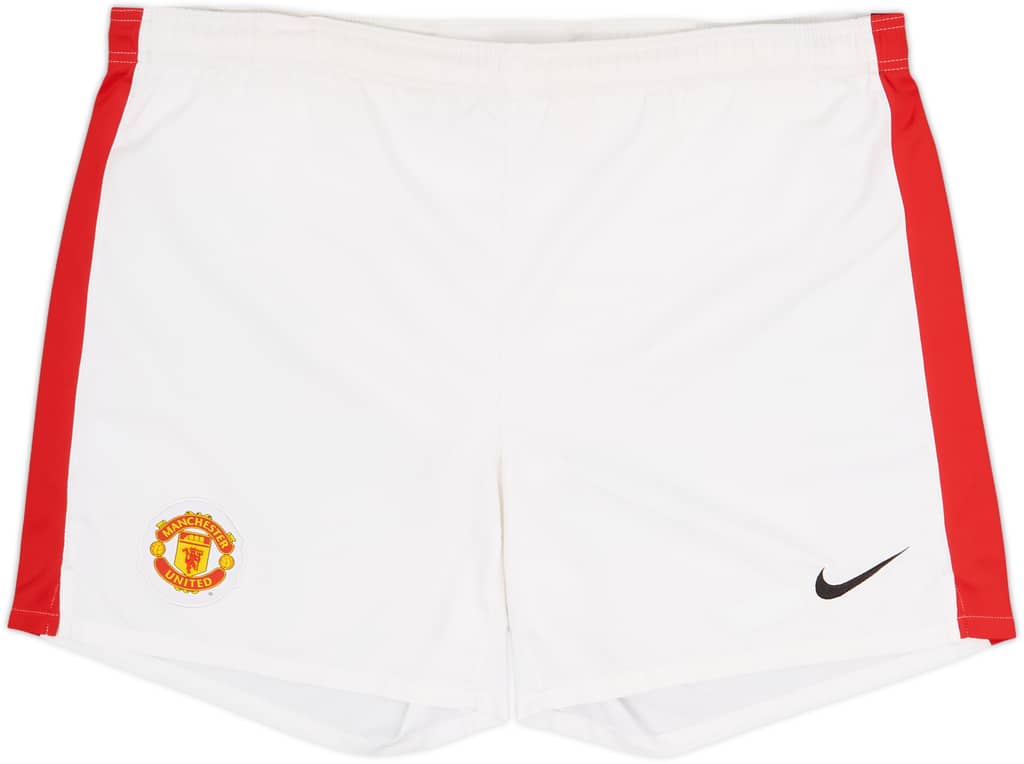 2009-10 Manchester United Home Shorts - 5/10 - (XL)