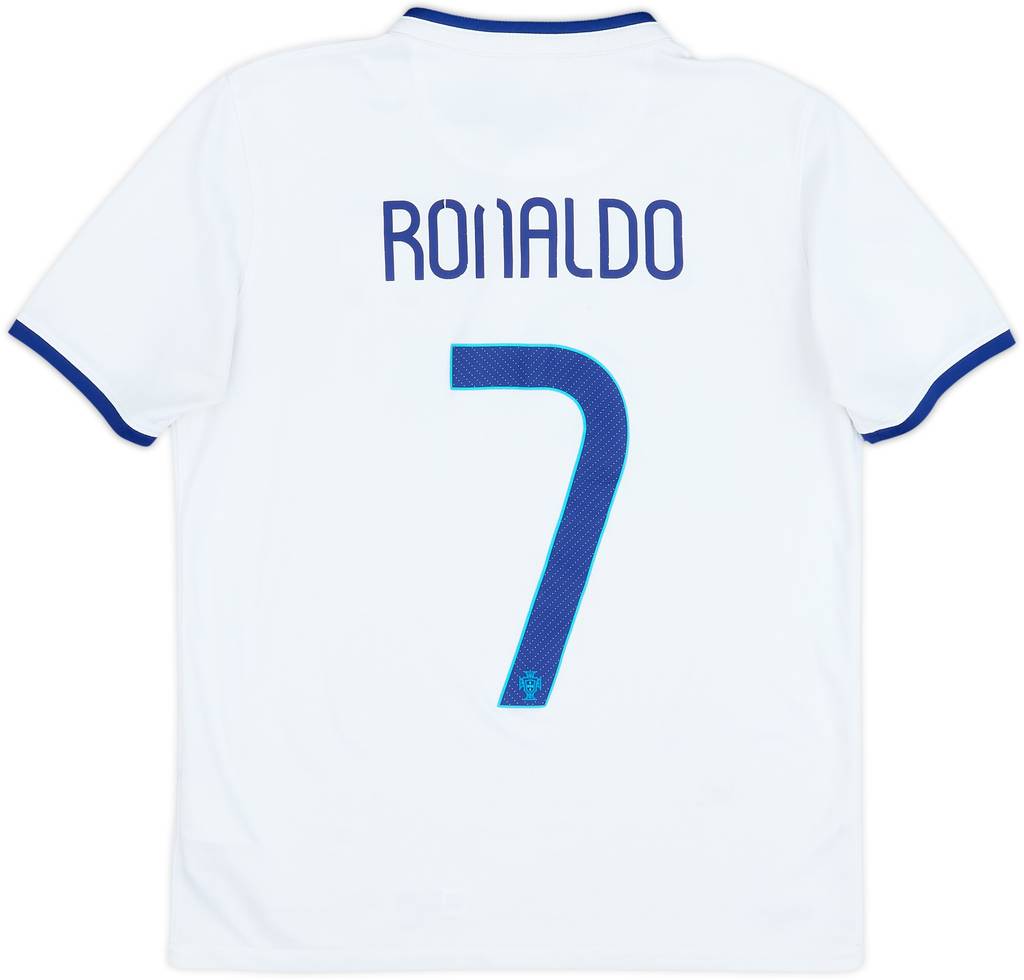 2014-15 Portugal Away Shirt Ronaldo #7 - 5/10 - (XL.Boys)