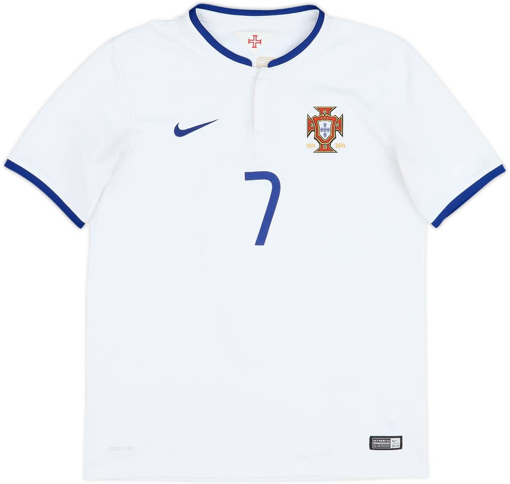 2014-15 Portugal Away Shirt Ronaldo #7 - 5/10 - (XL.Boys)