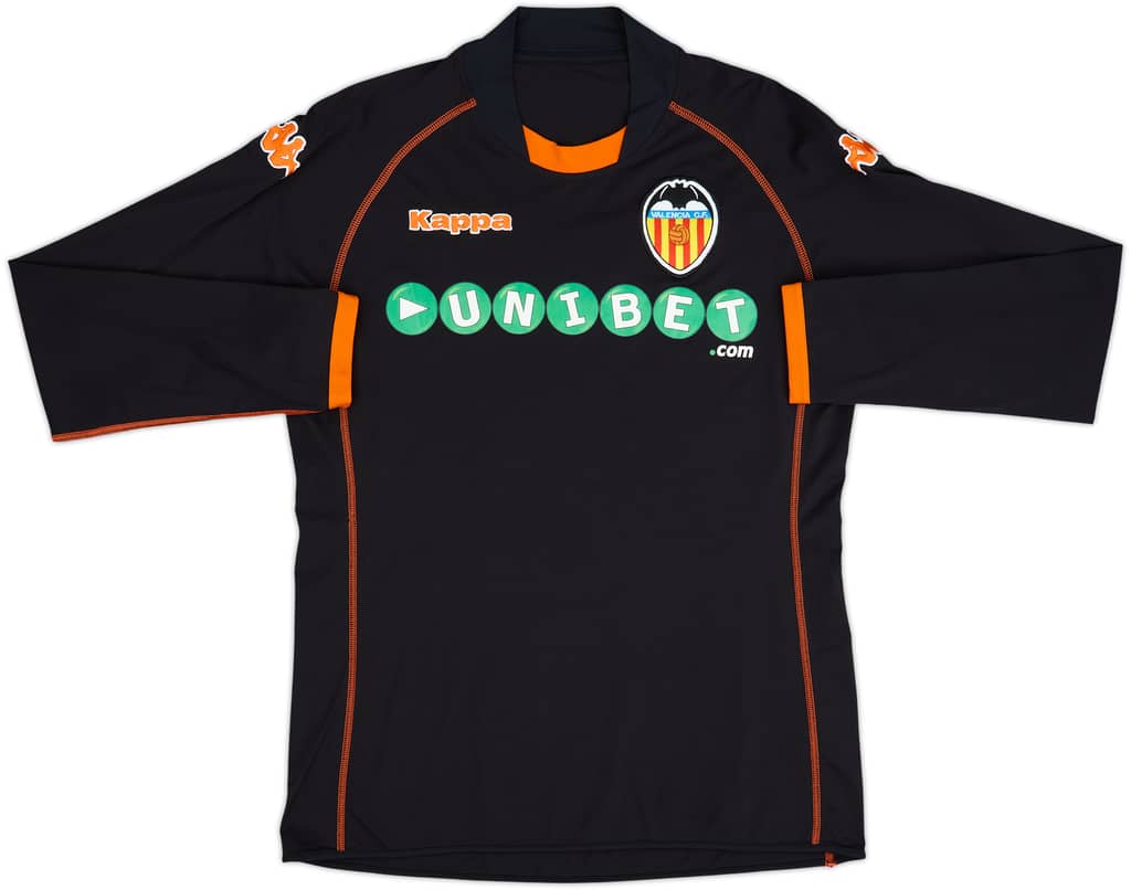 2009-10 Valencia Away L/S Shirt - 10/10 - (XL)