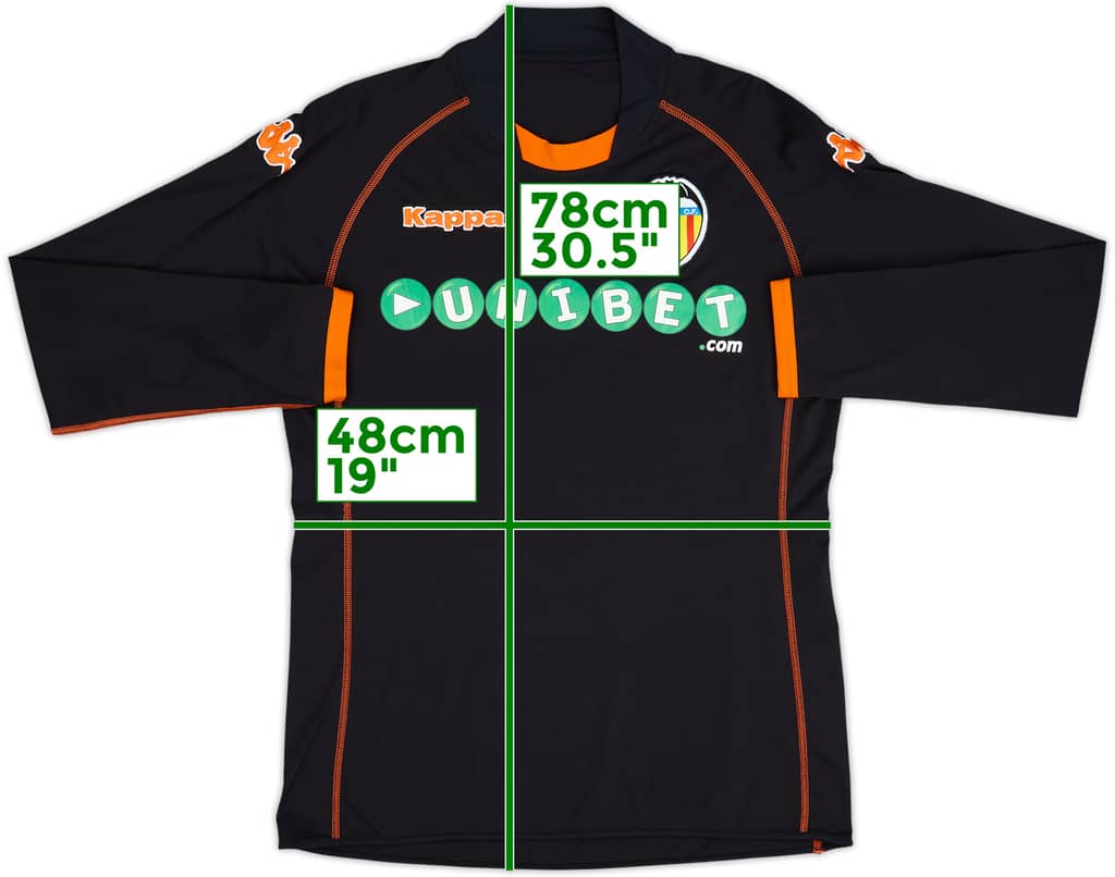 2009-10 Valencia Away L/S Shirt - 10/10 - (XL)