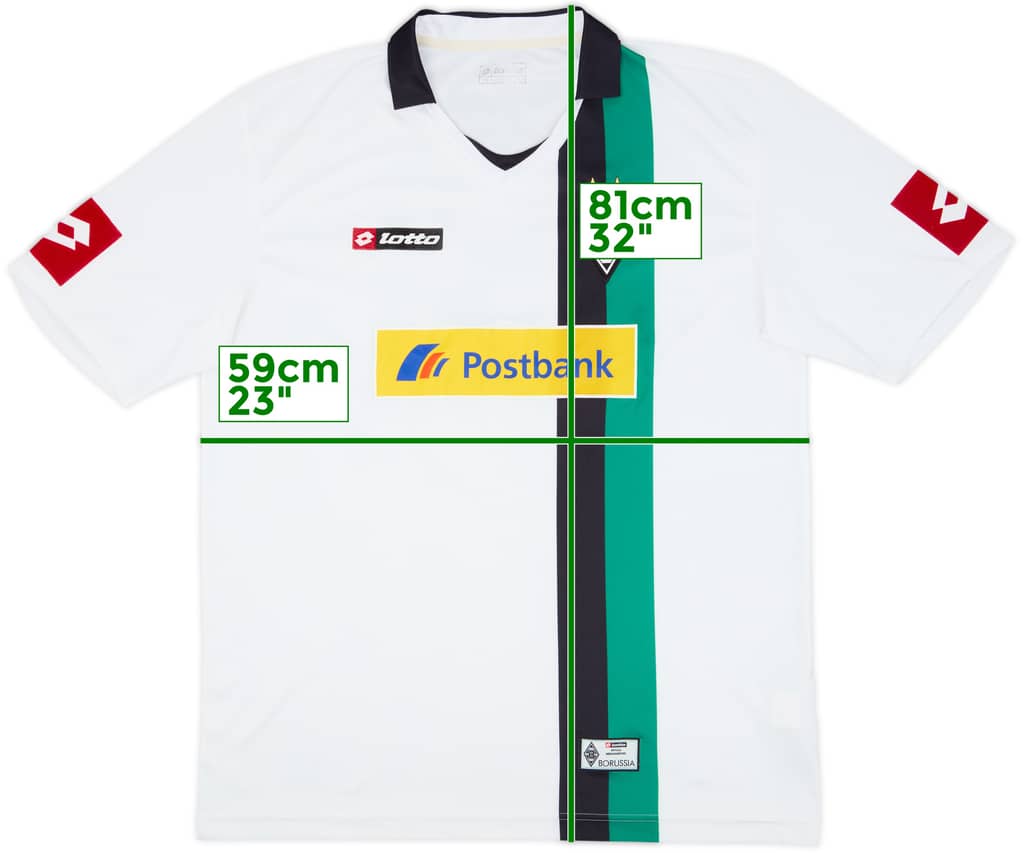 2009-10 Borussia Monchengladbach Camiseta de local - 8/10 - (XXL)