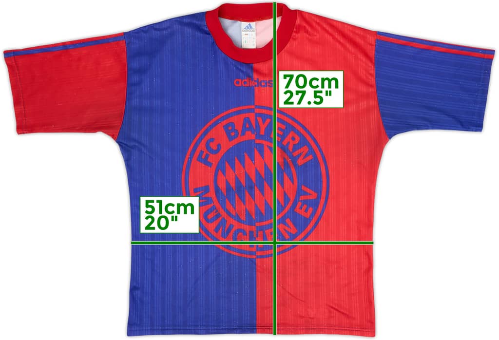 1996-97 Bayern Munich adidas Training Shirt - 7/10 - (S)