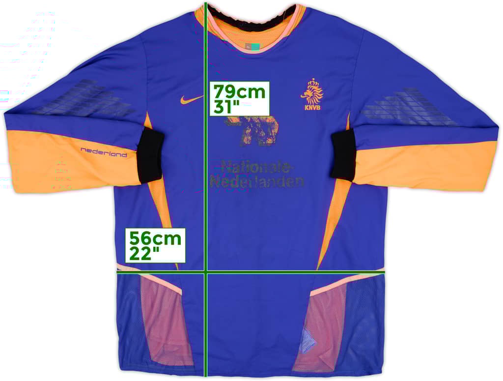 2002-03 Netherlands Player Issue Nike Training L/S Shirt - 4/10 - (XL)