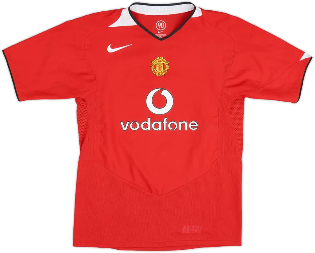 2004-06 Manchester United Home Shirt - 10/10 - (XL.Boys)