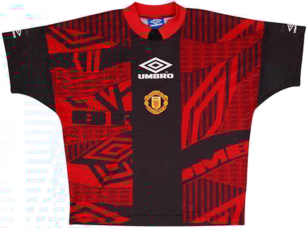 1994-95 Manchester United Umbro Training Shirt - 5/10 - (L)