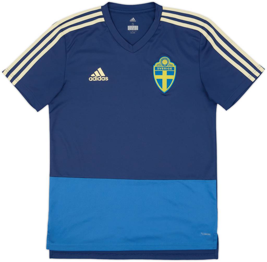 2017-18 Sweden adidas Training Shirt - 9/10 - (S)