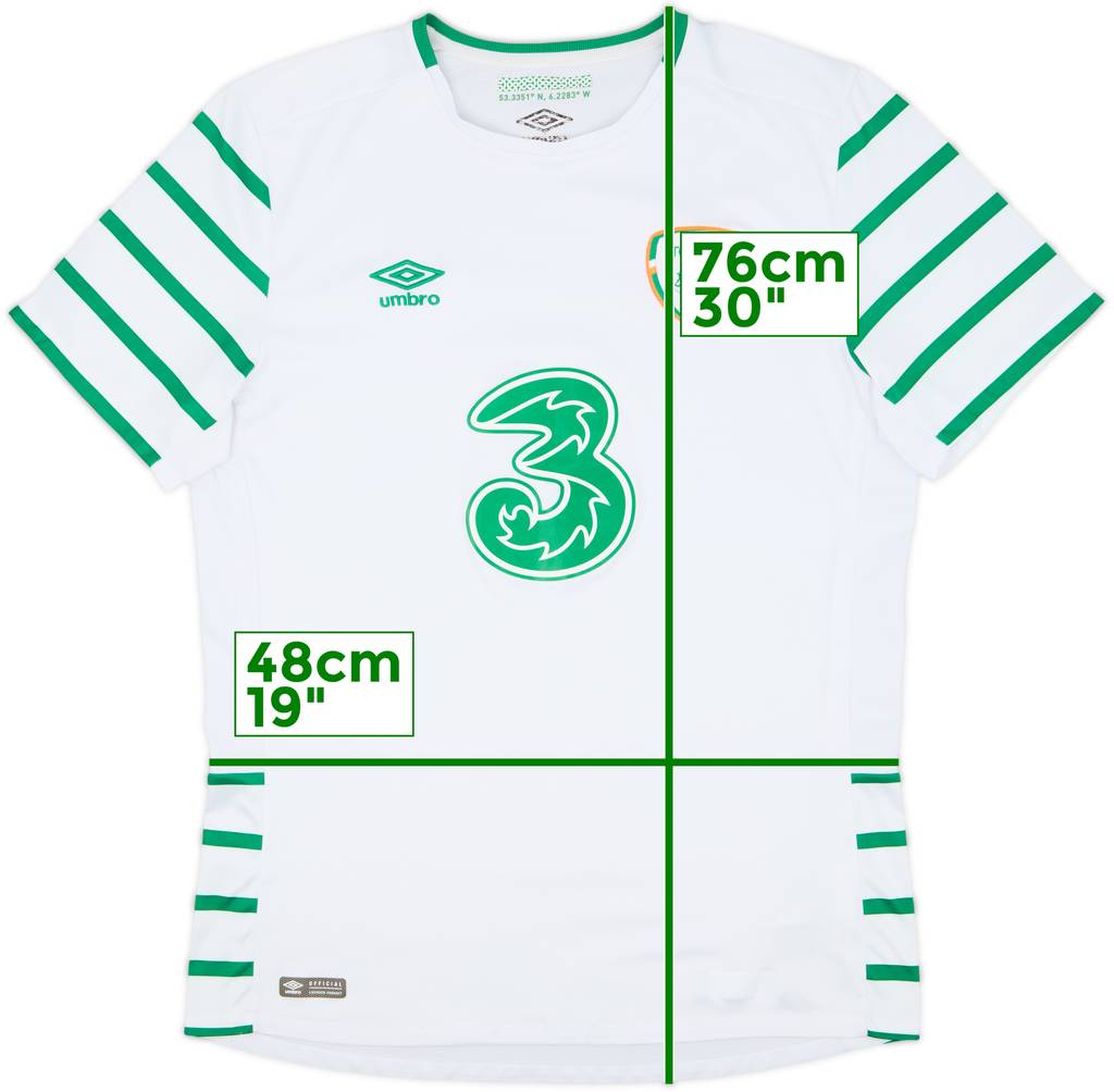 2016-17 Ireland Away Shirt - 7/10 - (L)