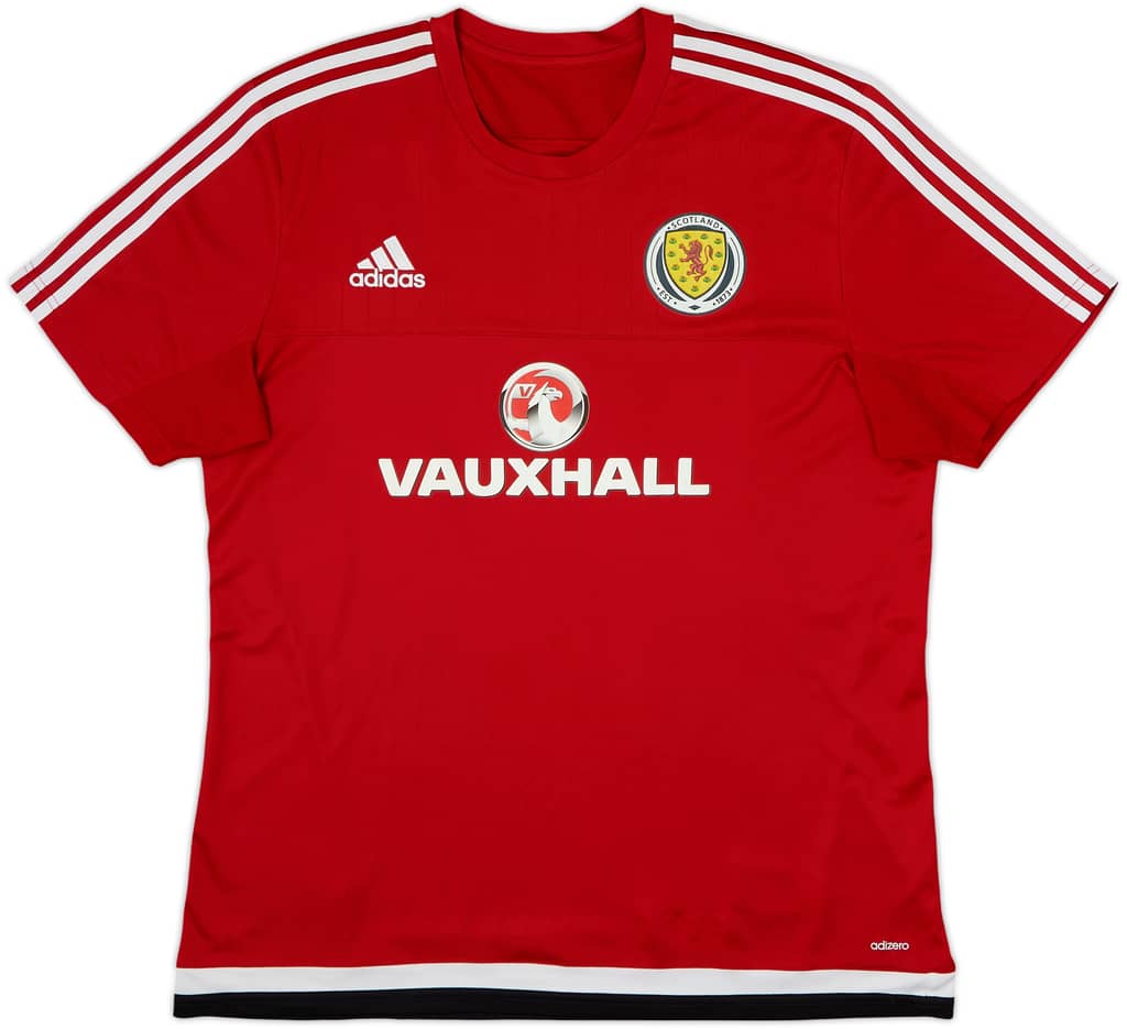 2015-16 Scotland adidas Training Shirt - 6/10 - (XL)