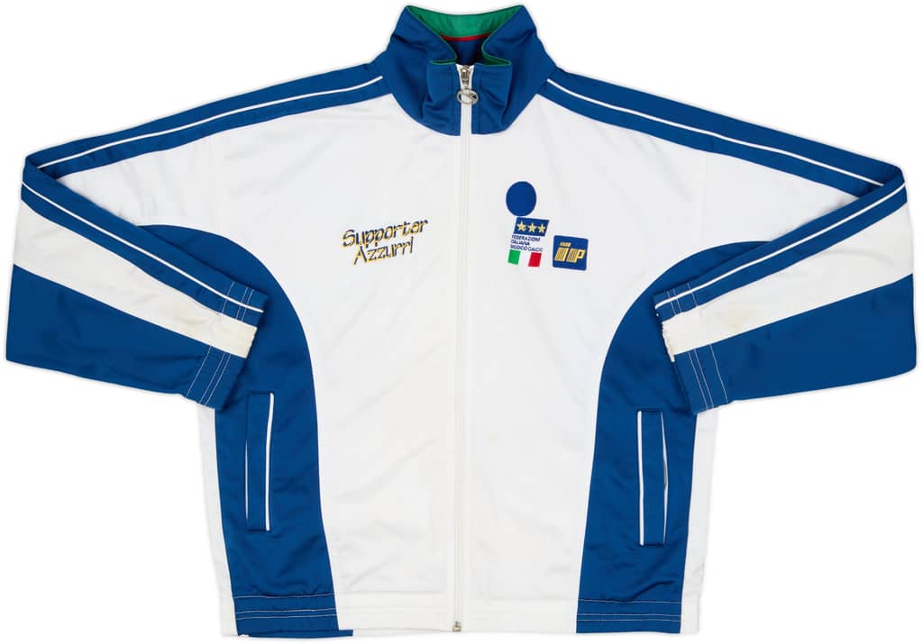 1994 Italy Diadora Supporter Azzurri Track Jacket - 6/10 - (M)