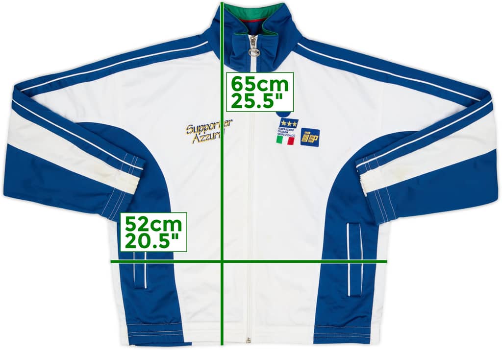 1994 Italy Diadora Supporter Azzurri Track Jacket - 6/10 - (M)